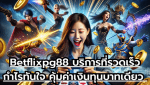 Betflixpg88 บริการที่รวดเร็ว กำไรทันใจ คุ้มค่าเงินทุนบาทเดียว หยุดรวยไม่ได้