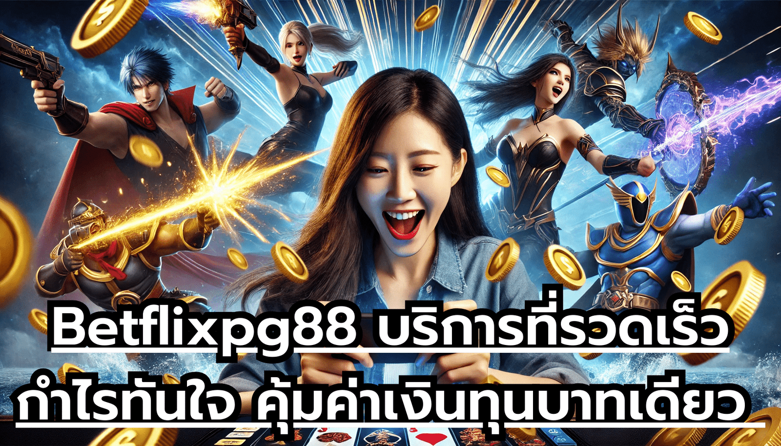 Betflixpg88 บริการที่รวดเร็ว กำไรทันใจ คุ้มค่าเงินทุนบาทเดียว หยุดรวยไม่ได้