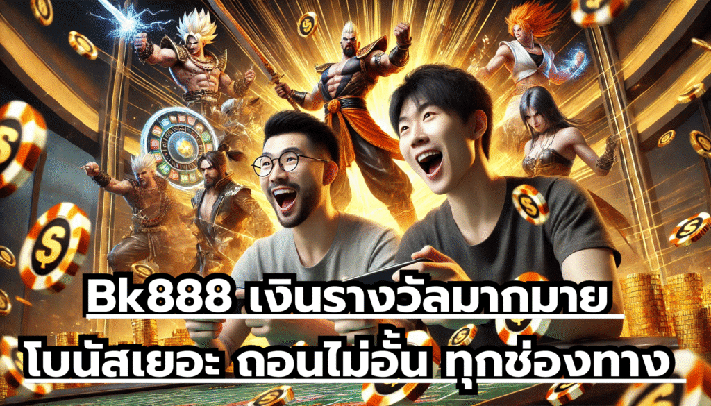 Bk888 เงินรางวัลมากมาย โบนัสเยอะ ถอนไม่อั้น ทุกช่องทาง