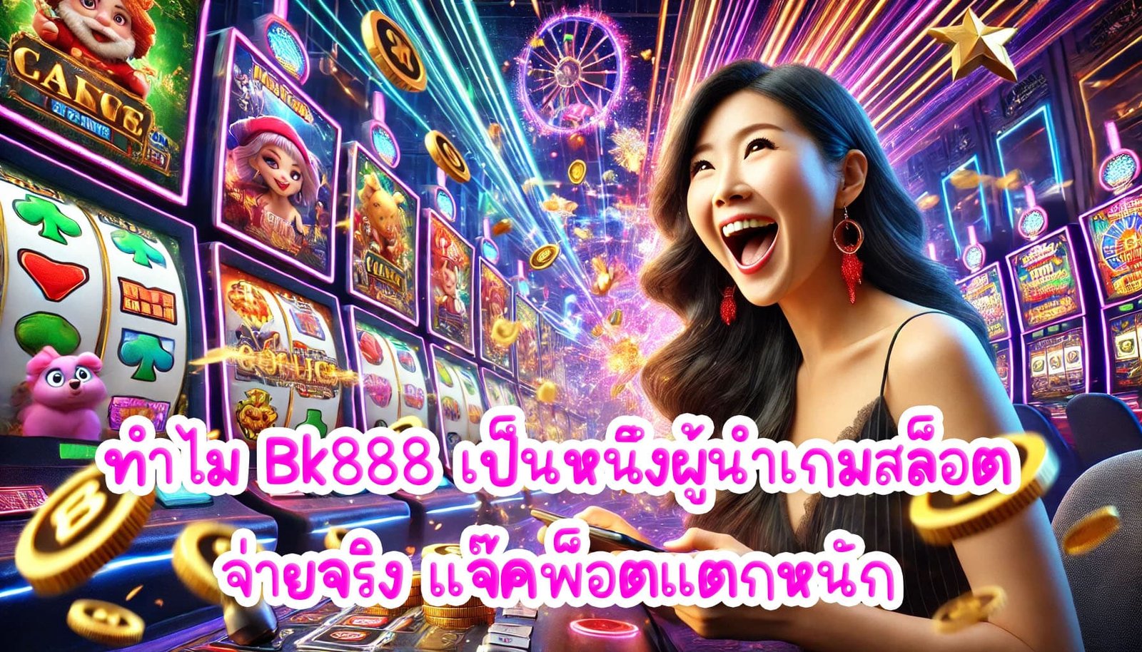 ทำไม Bk888 เป็นหนึ่งผู้นำ เกมสล็อต จ่ายจริง แจ๊คพ็อตแตกหนัก-1
